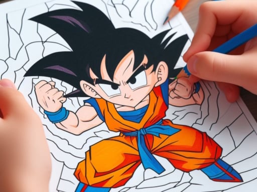 Anime Coloring Book